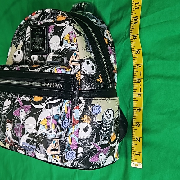 Disney Loougefly Nightmare Before Christmas mini Faux Leather back pack - Picture 15 of 15